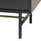 Baxton Studio Truett Modern Dark Brown Finished Wood and Two-Tone Black and Gold Metal TV Stand 226-12494-ZORO - alternate 3